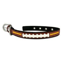 Washington Redskins Pet Collar Leather Classic Football Size Small