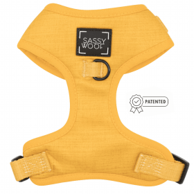Adjustable Harness (Color: Sunflower Fields, size: Xsmall)