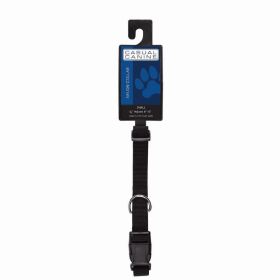 CC Dog Collar (Color: Black, size: medium)
